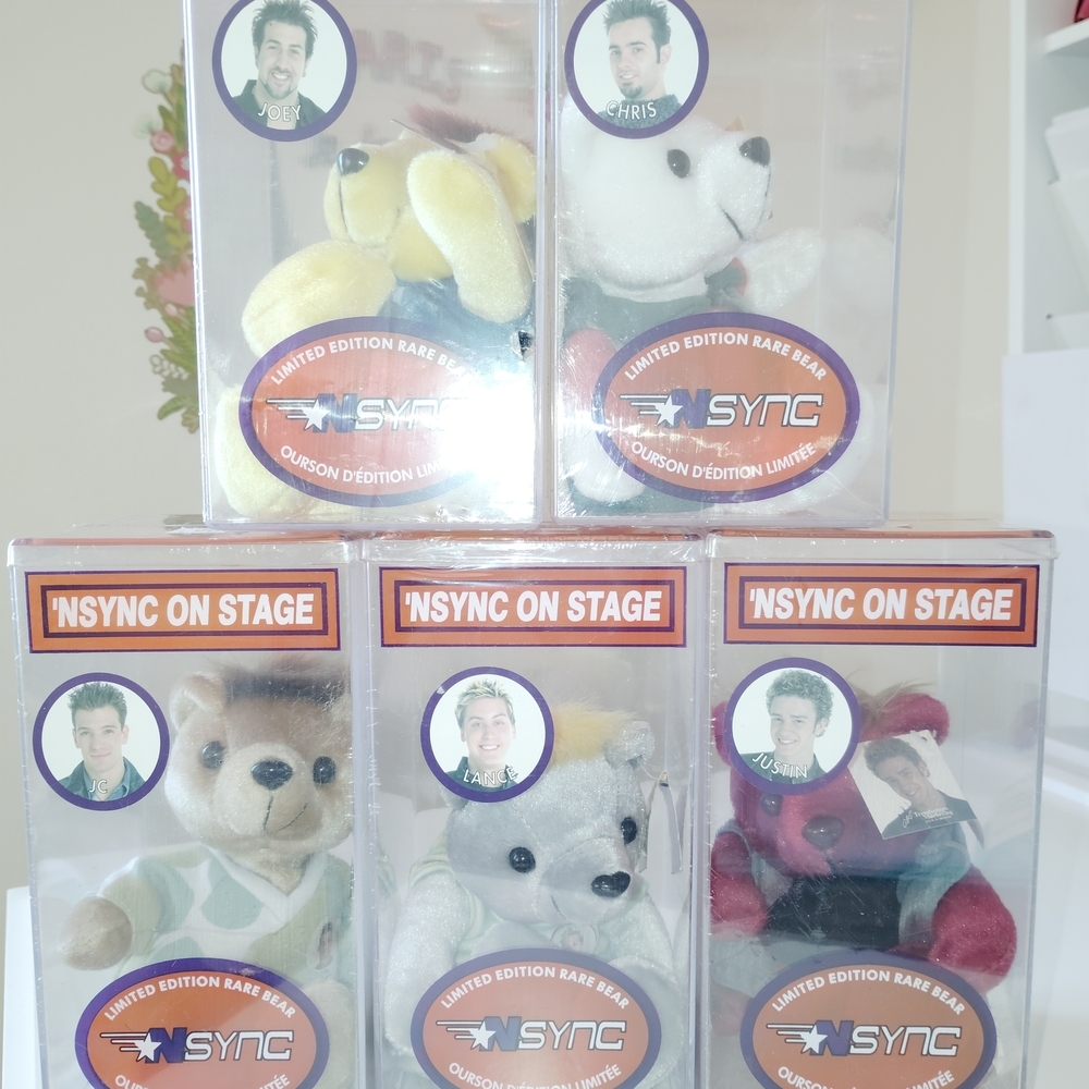 NSYNC On Stage Collectible Bear Set